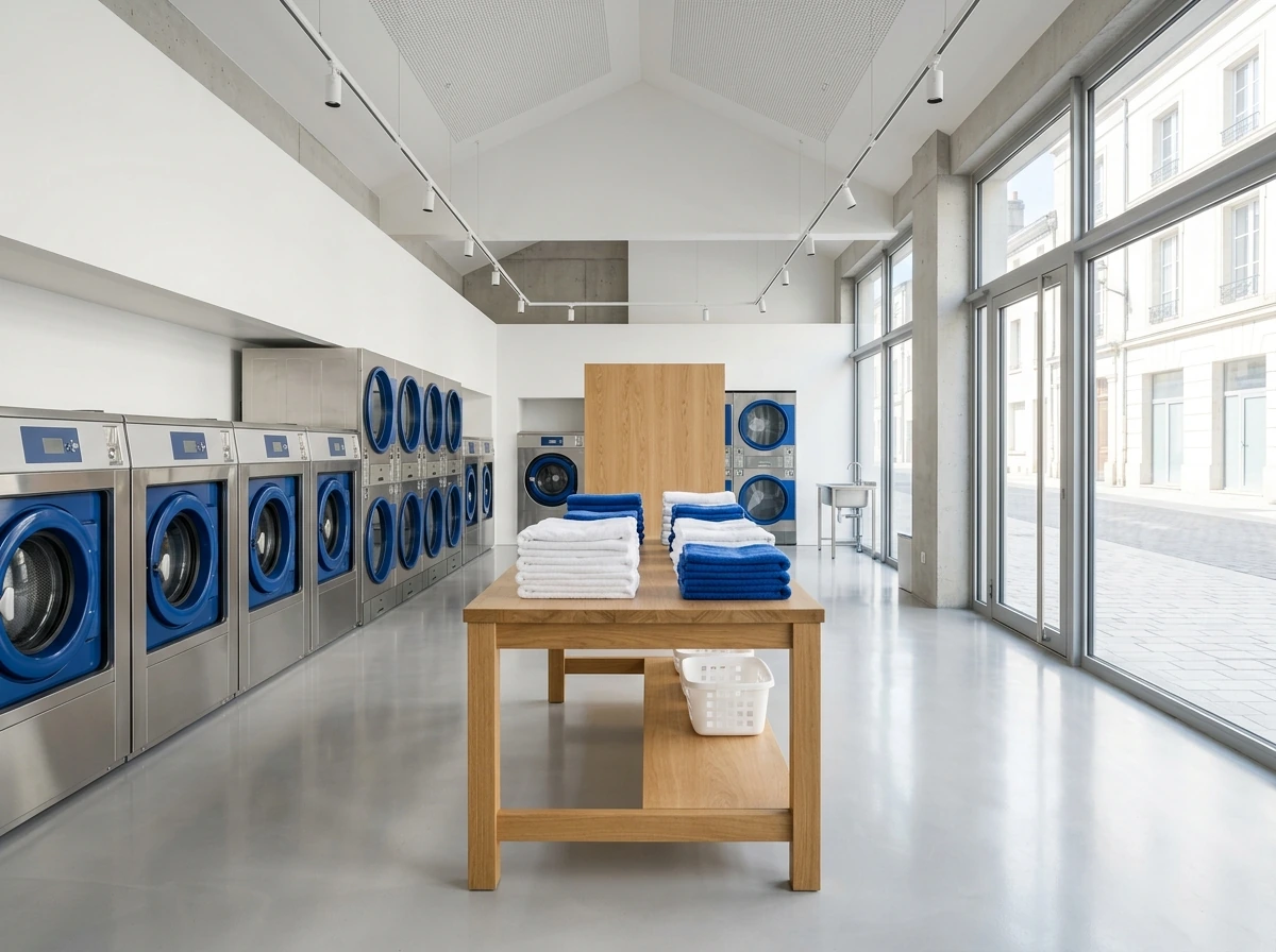 Laverie libre-service So'Clean à Angers, ouverte de 7 h à 22 h